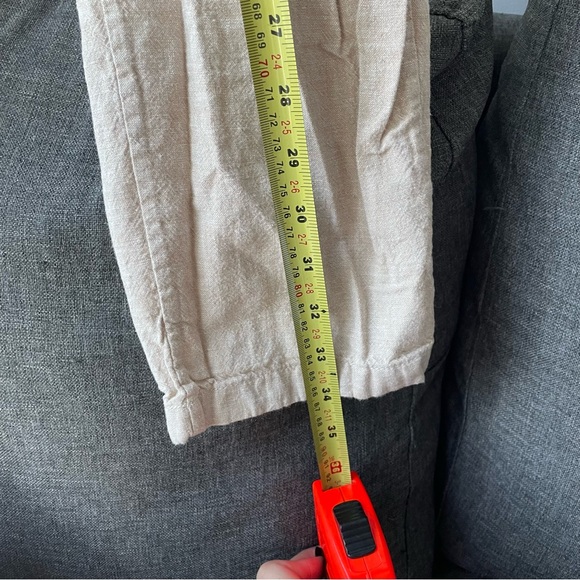 Uniqlo Linen Cotton Mix Trousers - Picture 6 of 8